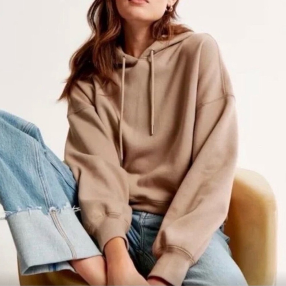 Abercrombie & Fitch Tan Hoodie